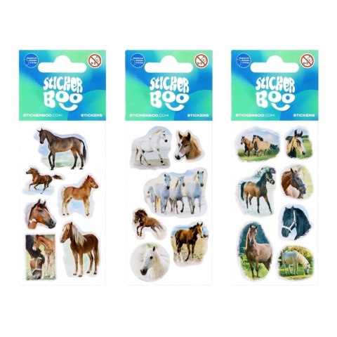 Naklejki Sticker BOO Konie mix Naklejki Sticker BOO Konie mix
