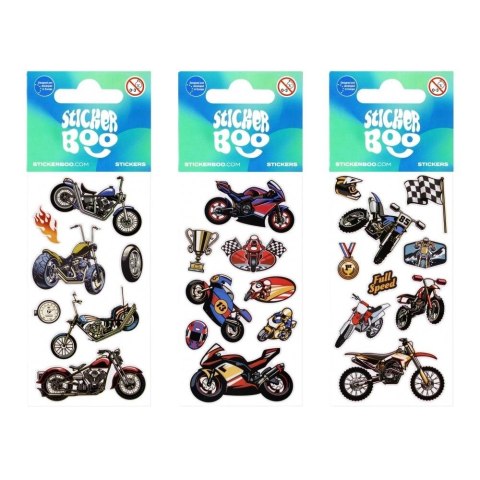 Naklejki Sticker BOO Motocykle mix Naklejki Sticker BOO Motocykle mix