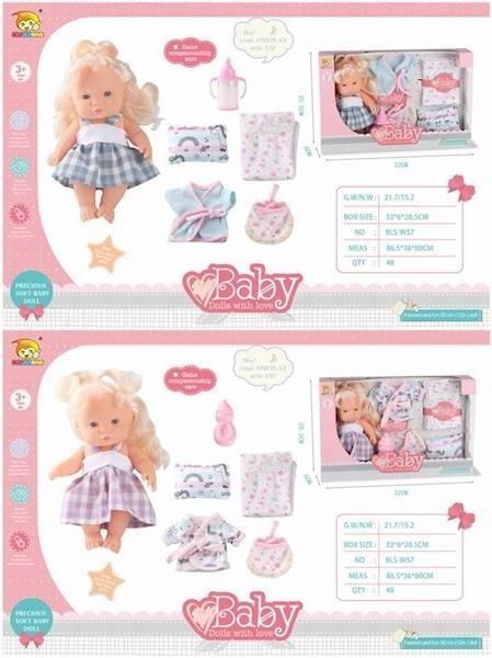 Zestaw Lalka BLS-W57 MIX Zestaw Lalka BLS-W57 MIX