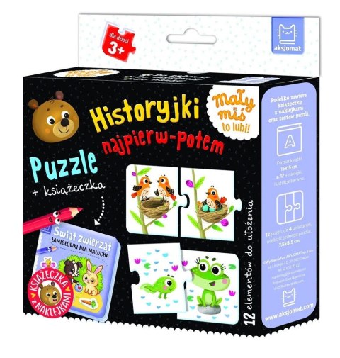 Historyjki najpierw-potem. Puzzle + książeczka Historyjki najpierw-potem. Puzzle + książeczka