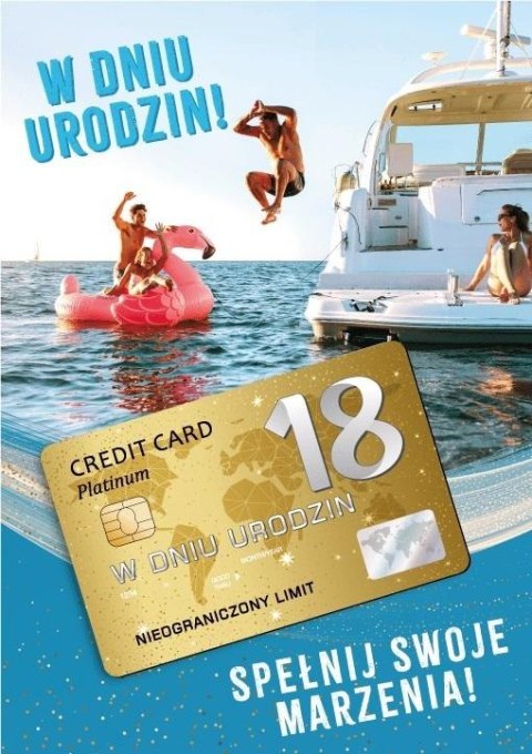 Karnet Urodziny 18 Karnet Urodziny 18