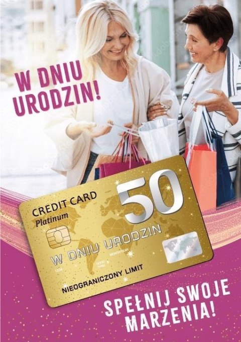 Karnet Urodziny 50 Karnet Urodziny 50