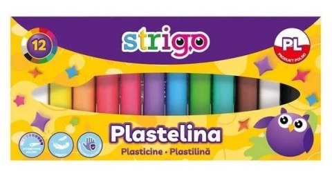Plastelina 12 kolorów STRIGO Plastelina 12 kolorów STRIGO