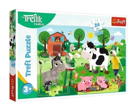 Puzzle 24 maxi Trefliki na wsi TREFL Puzzle 24 maxi Trefliki na wsi TREFL
