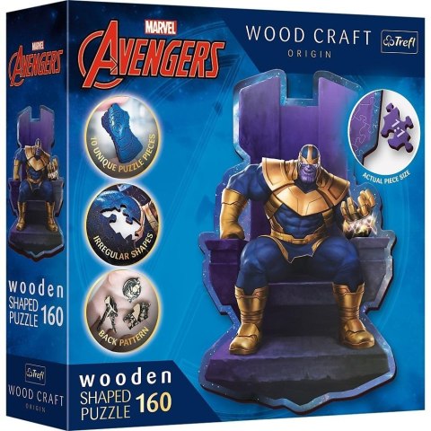 Puzzle drewniane 160 Thanos na tronie TREFL Puzzle drewniane 160 Thanos na tronie TREFL