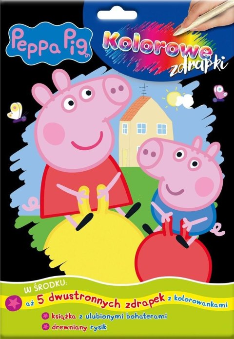 Świnka Peppa Kolorowe zdrapki cz.1 Świnka Peppa Kolorowe zdrapki cz.1