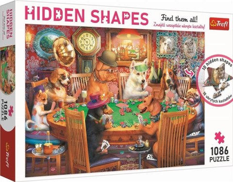 Puzzle 1086 Hidden Shapes - Wieczór gier Puzzle 1086 Hidden Shapes - Wieczór gier