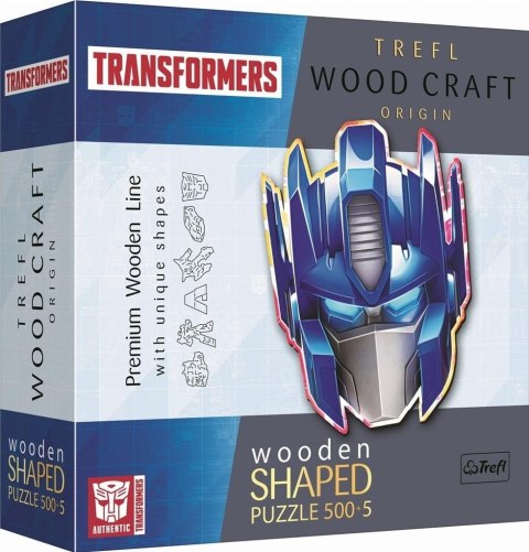 Puzzle drewniane 500+5 Autobot Optimus Prime TREFL Puzzle drewniane 500+5 Autobot Optimus Prime TREFL