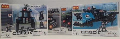 Klocki policja MIX Klocki policja MIX