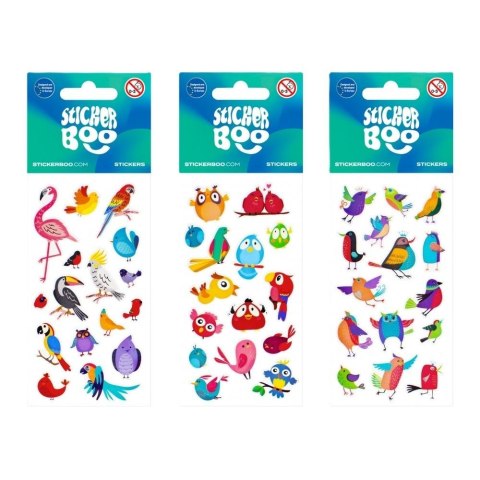 Naklejki Sticker BOO Ptaszki 1 mix Naklejki Sticker BOO Ptaszki 1 mix
