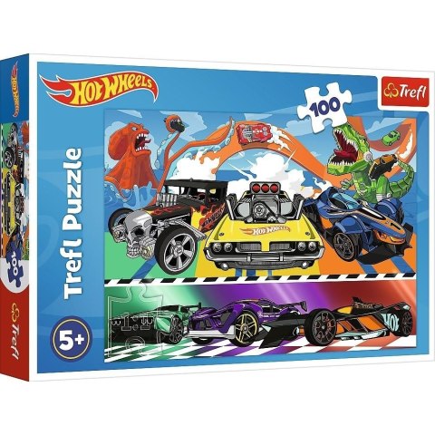 Puzzle 100 Pędzące samochody TREFL Puzzle 100 Pędzące samochody TREFL
