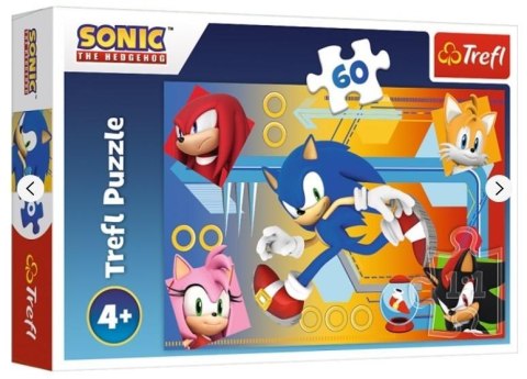 Puzzle 60 Sonic w akcji TREFL Puzzle 60 Sonic w akcji TREFL