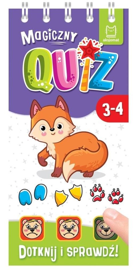 Magiczny quiz z liskiem. Dotknij i sprawdź Magiczny quiz z liskiem. Dotknij i sprawdź