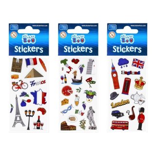 Naklejki Sticker BOO Europe mix