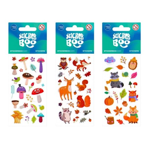 Naklejki Sticker BOO Jesień mix Naklejki Sticker BOO Jesień mix