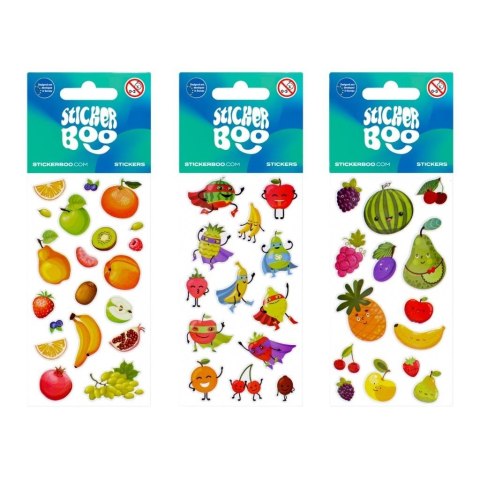 Naklejki Sticker BOO Owoce mix
