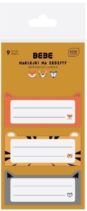 Naklejki na zeszyt BB Friend Boys 9szt Naklejki na zeszyt BB Friend Boys 9szt