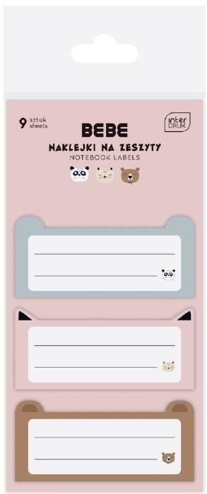 Naklejki na zeszyt BB Friend Girl 9szt Naklejki na zeszyt BB Friend Girl 9szt