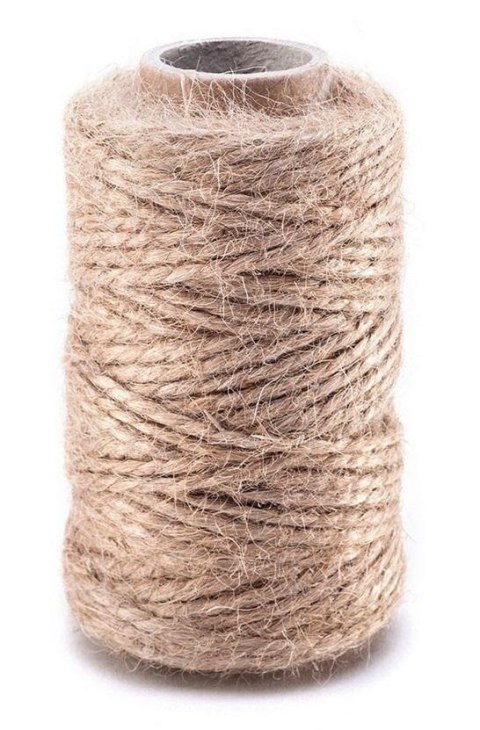 Sznurek jutowy naturalny 2mm 100g Sznurek jutowy naturalny 2mm 100g
