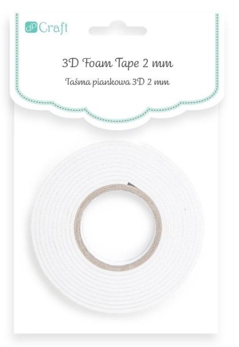 Taśma piankowa 3D 2mm 1,5cm x 2,2m Taśma piankowa 3D 2mm 1,5cm x 2,2m