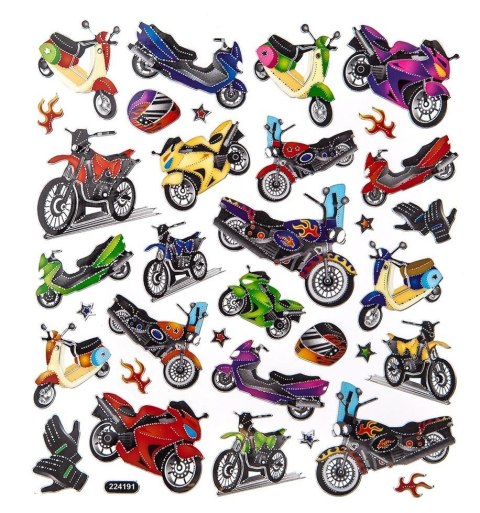 Naklejki motocykle 34szt Naklejki motocykle 34szt