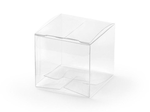 Pudełeczka kwadratowe transparentne 5x5x5cm 10szt Pudełeczka kwadratowe transparentne 5x5x5cm 10szt