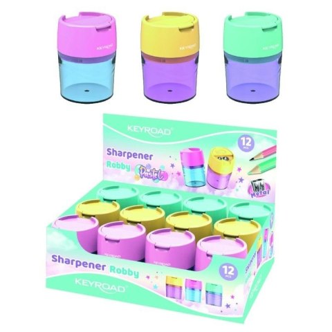 Temperówka plastikowa podwójna pojemnik (12szt) Temperówka plastikowa podwójna pojemnik (12szt)