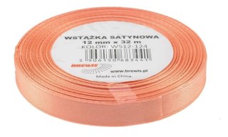 Wstążka satynowa łososiowa 12mmx32m