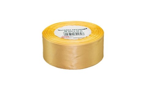 Wstążka satynowa złota 38mmx32m