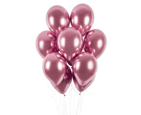 Balony chromowane różowe 33cm 50szt Balony chromowane różowe 33cm 50szt
