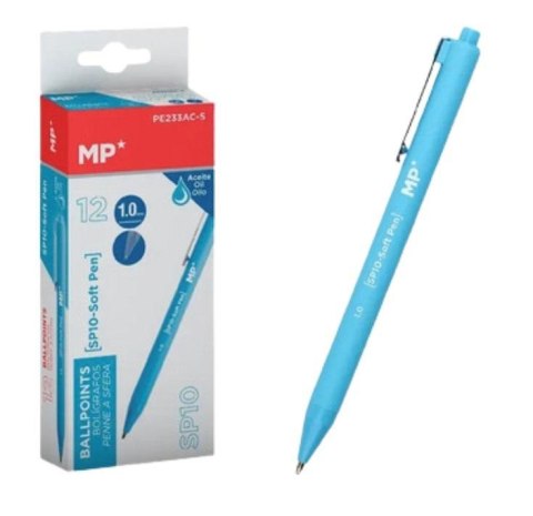 Długopis olejowy 1,0mm lazurowy (12szt) Długopis olejowy 1,0mm lazurowy (12szt)