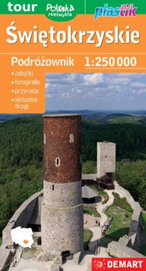 Mapa - Świętokrzyskie Podróżownik 1:250 000 w.2023 Mapa - Świętokrzyskie Podróżownik 1:250 000 w.2023