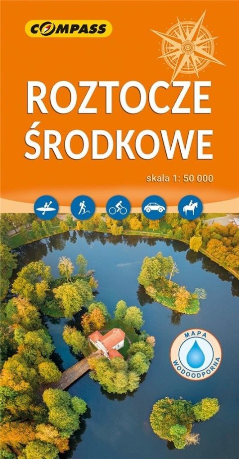 Mapa turystyczna - Roztocze Środkowe 1:50 000 lam Mapa turystyczna - Roztocze Środkowe 1:50 000 lam