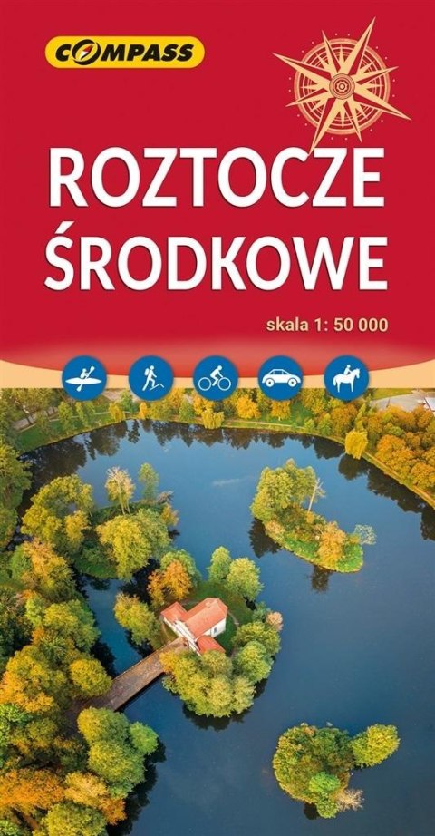 Mapa turystyczna - Roztocze Środkowe 1:50 000