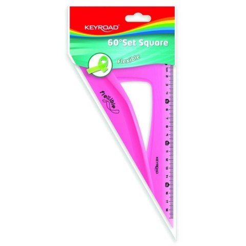 Ekierka 60 stopni elastyczna 18cm MIX Ekierka 60 stopni elastyczna 18cm MIX
