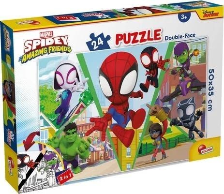 Puzzle dwustronne PLUS Spidey Let's Challenge Puzzle dwustronne PLUS Spidey Let's Challenge