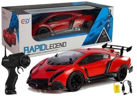 Auto sportowe czerwone R/C 1:10 Auto sportowe czerwone R/C 1:10