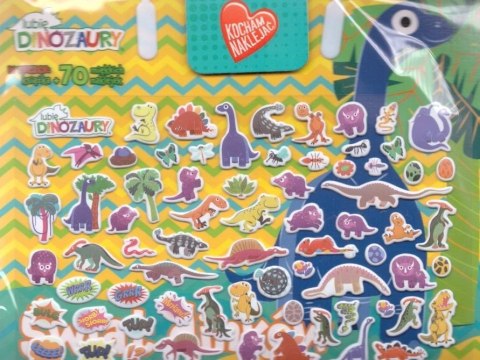 Lubię dinozaury. Kocham naklejać Lubię dinozaury. Kocham naklejać