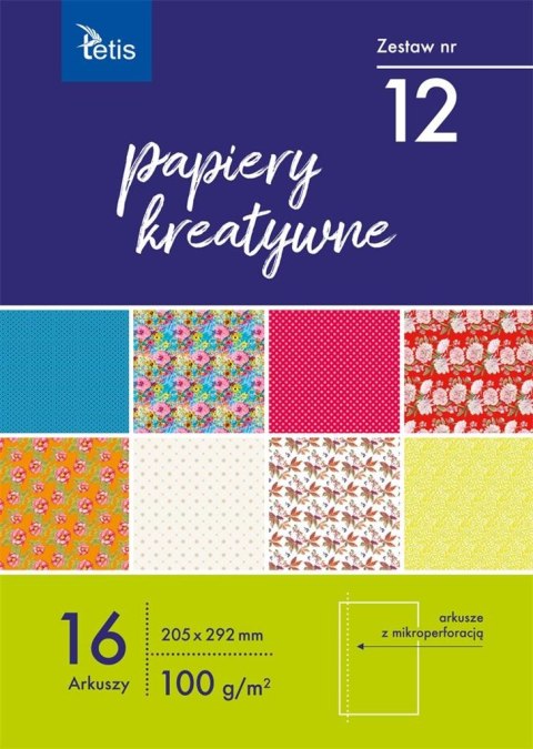 Papiery kreatywne A4/16K zestaw 11 Papiery kreatywne A4/16K zestaw 11