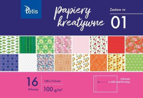 Papiery kreatywne A5/16K zestaw 1 Papiery kreatywne A5/16K zestaw 1