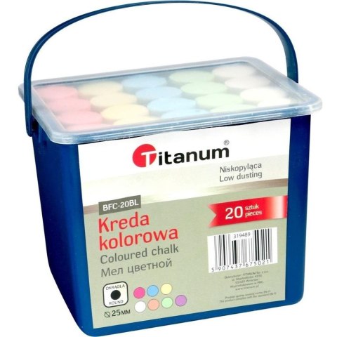 Kreda chodnikowa 5 kolorów 20 sztuk Kreda chodnikowa 5 kolorów 20 sztuk
