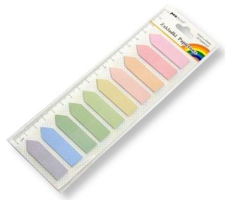 Zakładki indeksujące 12x44mm 10x20szt papierowe