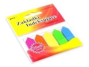 Zakładki indeksujące 12x45mm 5x25szt plastikowe