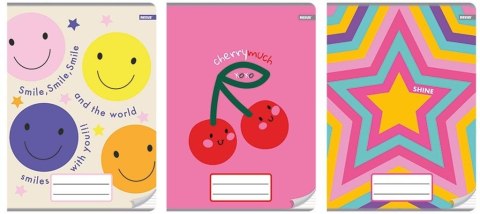 Zeszyt A4/32K kolorowe trzy linie Girl (10szt)