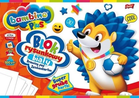 Blok rysunkowy A3/20K Plus (10szt) BAMBINO Blok rysunkowy A3/20K Plus (10szt) BAMBINO
