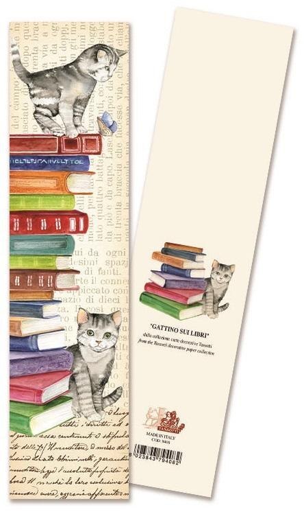 Zakładka do książki 9408 Gattino sui libri Koty Zakładka do książki 9408 Gattino sui libri Koty