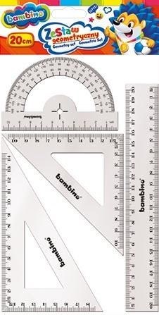Zestaw geometryczny 4el 20cm BAMBINO Zestaw geometryczny 4el 20cm BAMBINO
