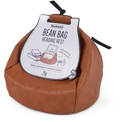Bean Bag Pufa z kieszonką pod książkę/tablet brąz Bean Bag Pufa z kieszonką pod książkę/tablet brąz