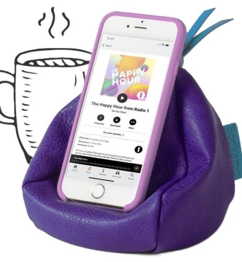 Bookaroo Bean Bag Pufa pod smartfon - fioletowa Bookaroo Bean Bag Pufa pod smartfon - fioletowa