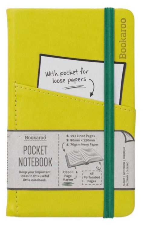 Bookaroo Notatnik Journal Pocket A6 - Oliwkowy Bookaroo Notatnik Journal Pocket A6 - Oliwkowy